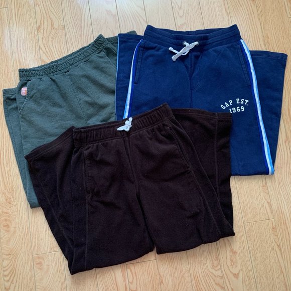 Boys Skinny Straight Leg Casual Sweatpants Bottoms - Picture 1 of 7